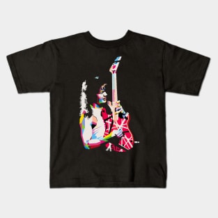 Vintage eddie van halen  guitar Kids T-Shirt